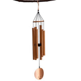 Max Aluminium 6 Tubes Wind Chimes Bells Windchime for Garden Yard Decors Golden