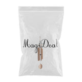 Max Aluminium 6 Tubes Wind Chimes Bells Windchime for Garden Yard Decors Golden