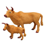 Max Realistic Cattle Figurine Sculpture Garden Indoor Outdoor Decor Figures S