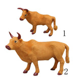 Max Realistic Cattle Figurine Sculpture Garden Indoor Outdoor Decor Figures S