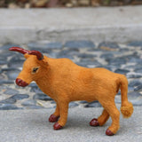 Max Realistic Cattle Figurine Sculpture Garden Indoor Outdoor Decor Figures S