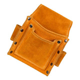 Max Multi-purpose Carpenter Yellow Cowhide Tool Pouches Thicken Wear-resistance