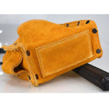 Max Multi-purpose Carpenter Yellow Cowhide Tool Pouches Thicken Wear-resistance