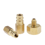 Max R-134a 1/4inch AC Low High Conversion Adapter Set High-quality for HVAC