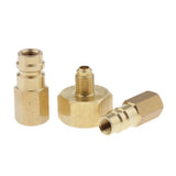 Max R-134a 1/4inch AC Low High Conversion Adapter Set High-quality for HVAC