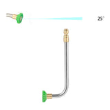 Max Pressure Washer Gutter Rod 90 Degrees 16cm 1/4'' Quick Release Green
