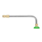 Max Pressure Washer Gutter Rod 90 Degrees 16cm 1/4'' Quick Release Green