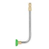 Max Pressure Washer Gutter Rod 90 Degrees 16cm 1/4'' Quick Release Green