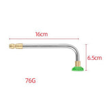 Max Pressure Washer Gutter Rod 90 Degrees 16cm 1/4'' Quick Release Green