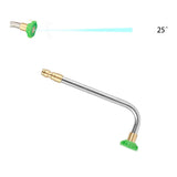 Max Pressure Washer Gutter Rod 90 Degrees 16cm 1/4'' Quick Release Green