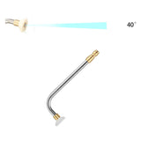 Max Pressure Washer Gutter Rod 90 Degrees 16cm 1/4'' Quick Release White