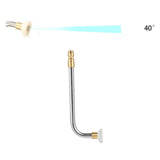 Max Pressure Washer Gutter Rod 90 Degrees 16cm 1/4'' Quick Release White