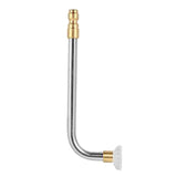 Max Pressure Washer Gutter Rod 90 Degrees 16cm 1/4'' Quick Release White