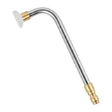 Max Pressure Washer Gutter Rod 90 Degrees 16cm 1/4'' Quick Release White