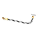 Max Pressure Washer Gutter Rod 90 Degrees 16cm 1/4'' Quick Release White