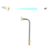 Max Pressure Washer Gutter Rod 90 Degrees 16cm 1/4'' Quick Release White