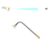 Max Pressure Washer Gutter Rod 90 Degrees 16cm 1/4'' Quick Release White