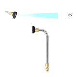 Max Pressure Washer Gutter Rod 90 Degrees 16cm 1/4'' Quick Release Black