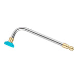 Max Pressure Washer Gutter Rod 90 Degrees 16cm 1/4'' Quick Release Blue
