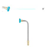 Max Pressure Washer Gutter Rod 90 Degrees 16cm 1/4'' Quick Release Blue
