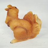 Max Realistic Squirrel Figurine Garden Sculpture Decor Brown Walnut