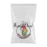 Max Hanging Parrot Statue Sculpture On Metal Round Ring  B