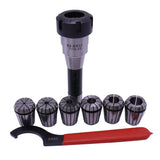 Max ER32 Collet Chuck Tooling Holder with 6x Spring Collet Set+1x Hook Spanner