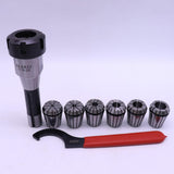 Max ER32 Collet Chuck Tooling Holder with 6x Spring Collet Set+1x Hook Spanner