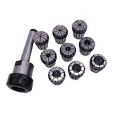 Max MT3 Shank ER32 Collet Chuck Tooling Holder with 9 x Spring Collet Set