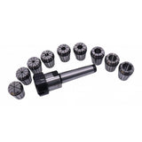 Max MT3 Shank ER32 Collet Chuck Tooling Holder with 9 x Spring Collet Set