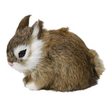 Max Simulation Relastic Rabbit Home Decorations- 13x7x10cm Brown