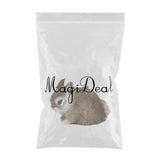 Max Simulation Relastic Rabbit Home Decorations- 13x7x10cm Brown