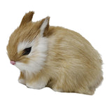 Max Simulation Relastic Rabbit Home Decorations- 13x7x10cm Yellow