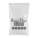 Max 10 Pack Garden Flag Rubber Stoppers and Anti-Wind Clips