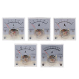 Max DC Ammeter Analog Panel Meter Amp Meter Current Gauge 2.5% 0-1A