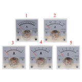 Max DC Ammeter Analog Panel Meter Amp Meter Current Gauge 2.5% 0-1A