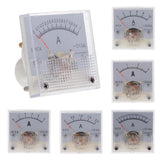 Max DC Ammeter Analog Panel Meter Amp Meter Current Gauge 2.5% 0-1A