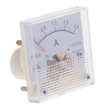 Max DC Ammeter Analog Panel Meter Amp Meter Current Gauge 2.5% 0-2A