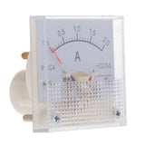 Max DC Ammeter Analog Panel Meter Amp Meter Current Gauge 2.5% 0-2A