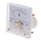 Max DC Ammeter Analog Panel Meter Amp Meter Current Gauge 2.5% 0-5A