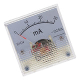 Max DC Ammeter Analog Panel Meter Amp Meter Current Gauge Pointer Type 0-30mA