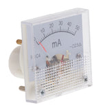 Max DC Ammeter Analog Panel Meter Amp Meter Current Gauge Pointer Type 0-50mA