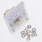Max DC Ammeter Analog Panel Meter Amp Meter Current Gauge Pointer Type 0-50mA