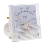 Max DC Ammeter Analog Panel Meter Amp Meter Current Gauge Pointer Type 0-300mA