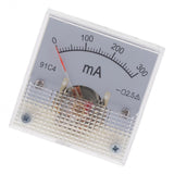 Max DC Ammeter Analog Panel Meter Amp Meter Current Gauge Pointer Type 0-300mA