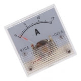 Max DC Ammeter Analog Panel Meter Amp Meter Current Panel Meter Gauge 0-15A(75mV)