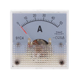 Max DC Ammeter Analog Panel Meter Amp Meter Current Panel Meter Gauge 50A(75mV)