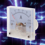 Max DC Ammeter Analog Panel Meter Amp Meter Current Panel Meter Gauge 50A(75mV)