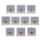 Max 91C4 Analog Panel Voltage Gauge Volt Meter Circuit Testing Tools 0-3V