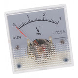Max 91C4 Analog Panel Voltage Gauge Volt Meter Circuit Testing Tools 0-3V